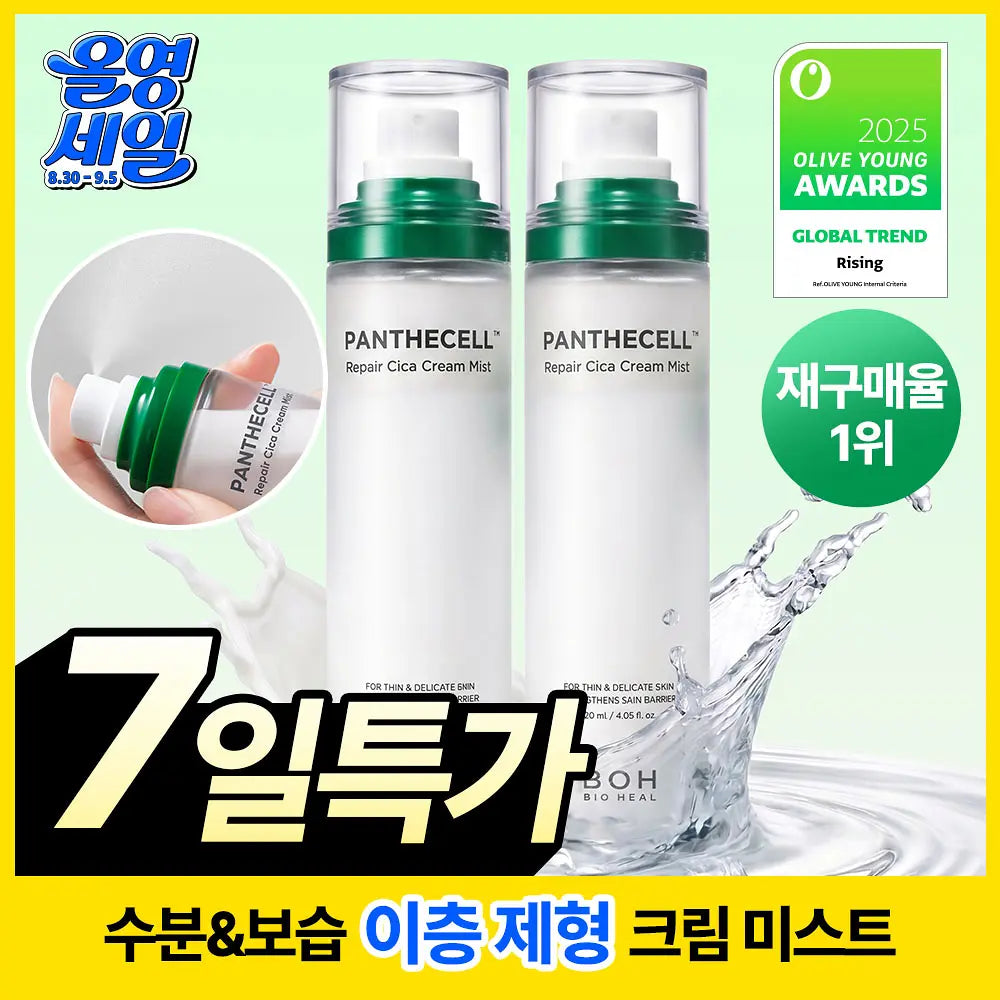 BIOHEAL BOH Panthecell Repair Cica Cream Mist | 120ml+120ml