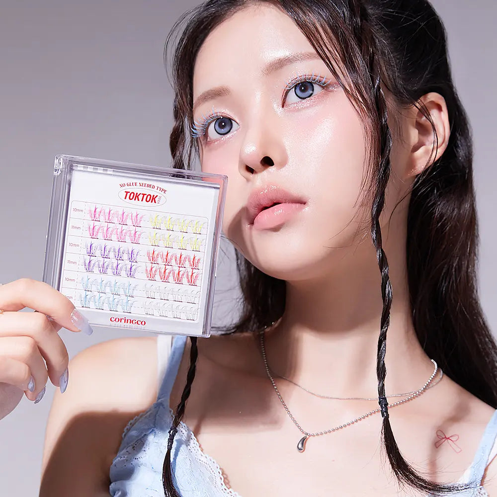 CORINGCO Toktok Hara Eyelash No Glue | 54pcs