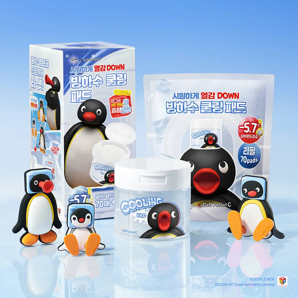 Cell Fusion C x Pingu Cooling Pad | 70pads + 70pads