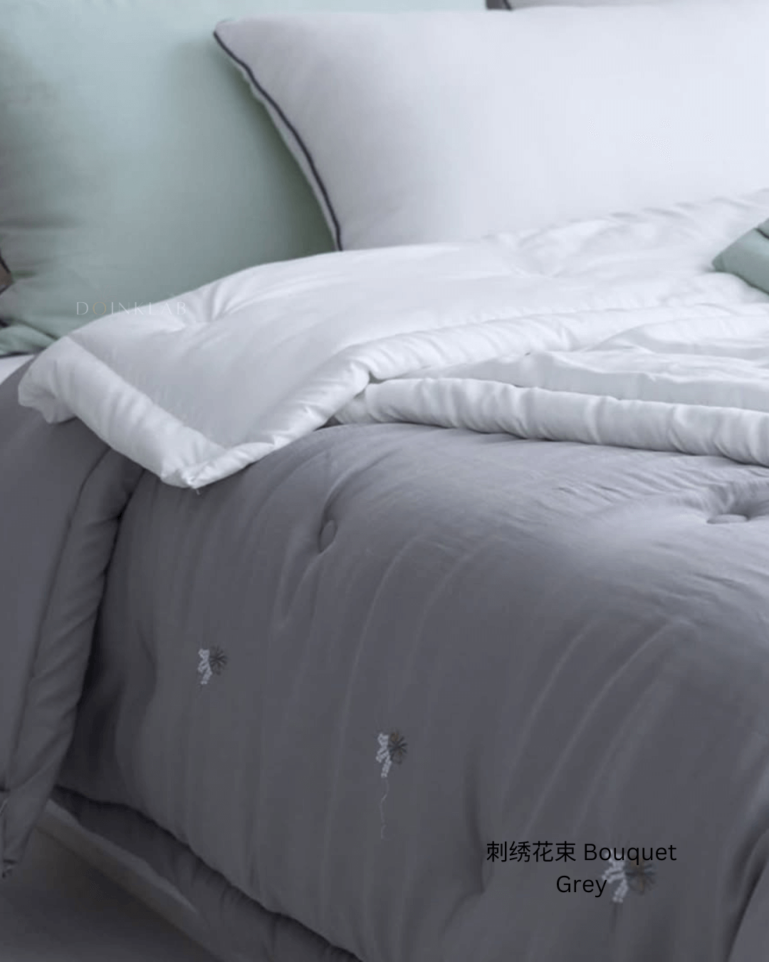 四季被 刺绣花束 Comforter Bouquet