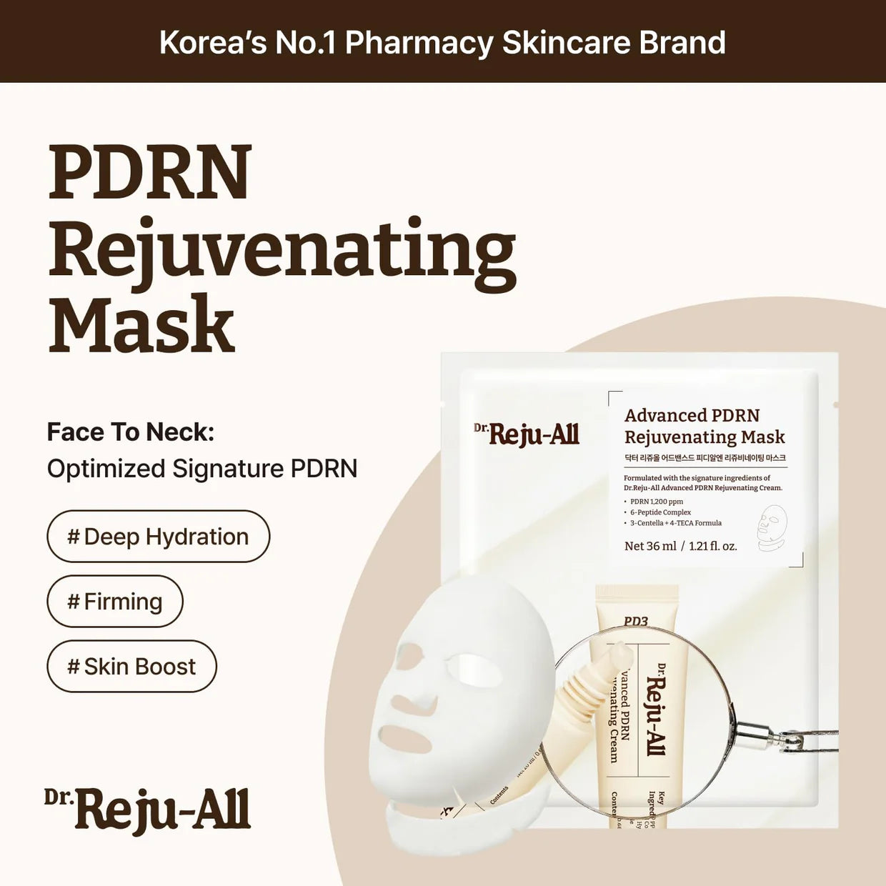 DR REJUALL Advanced PDRN Rejuvenating Mask | 6pcs