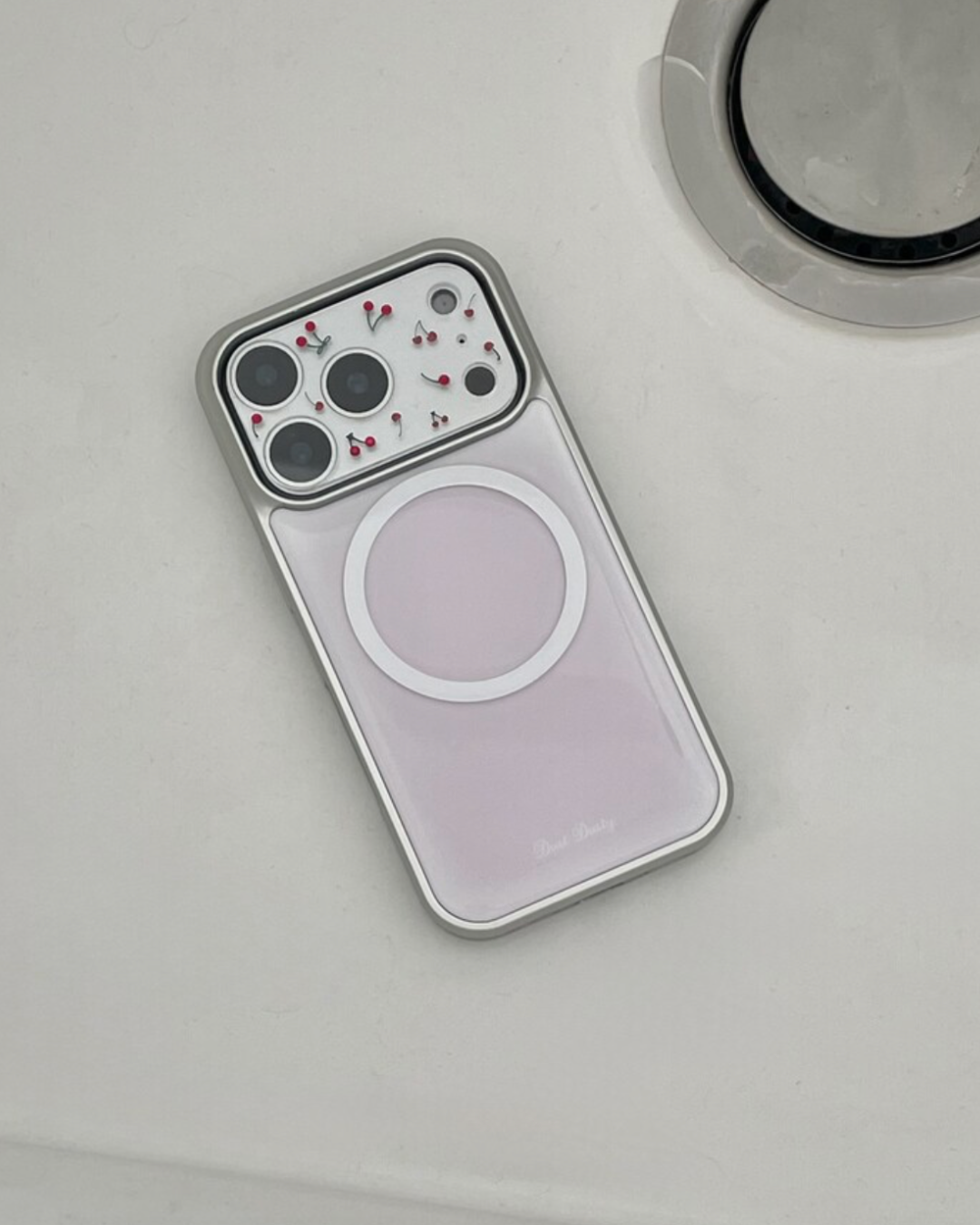 DUST DUSTY 001 Silver Bumper Case Phone Case