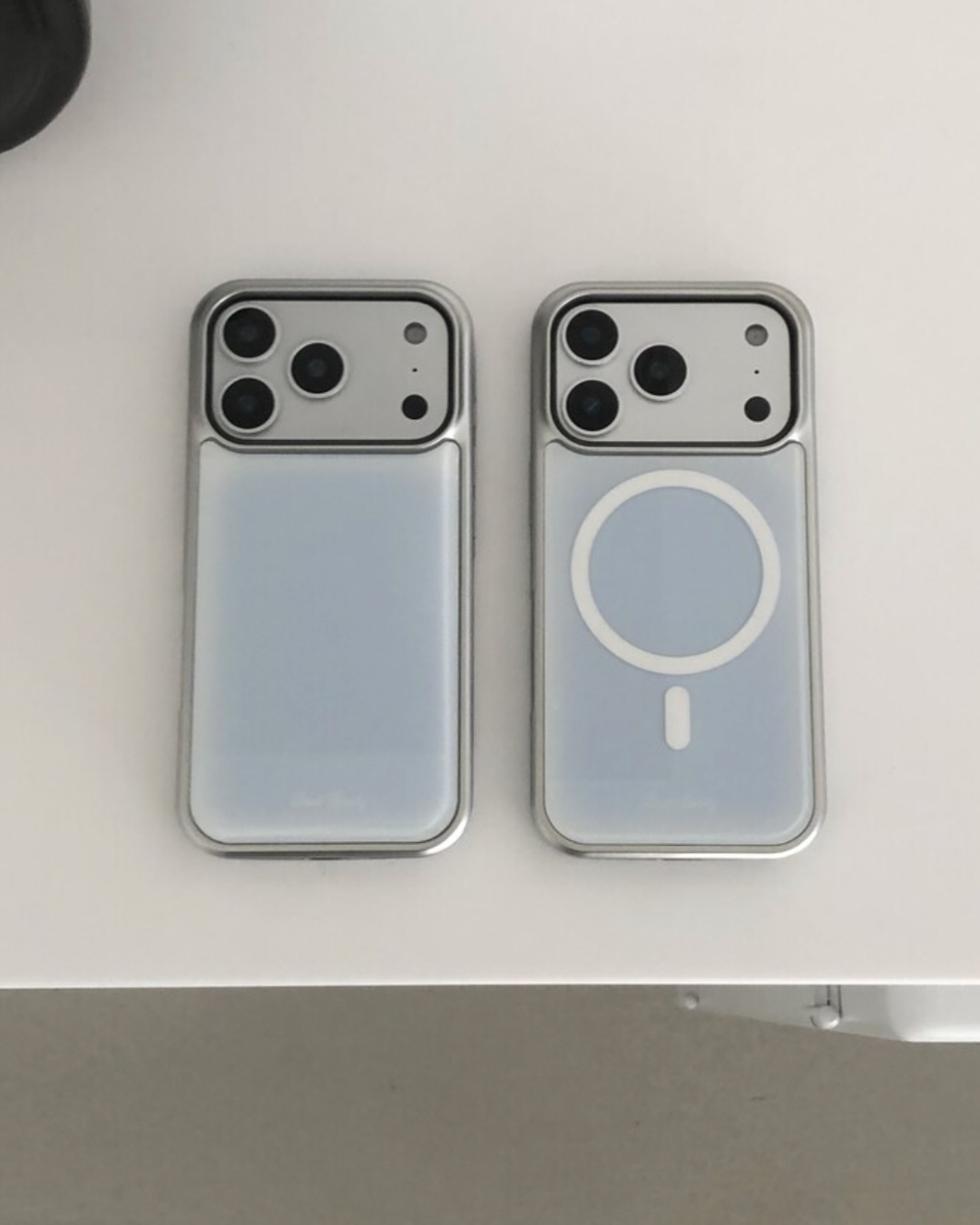 DUST DUSTY 001 Silver Bumper Case Phone Case