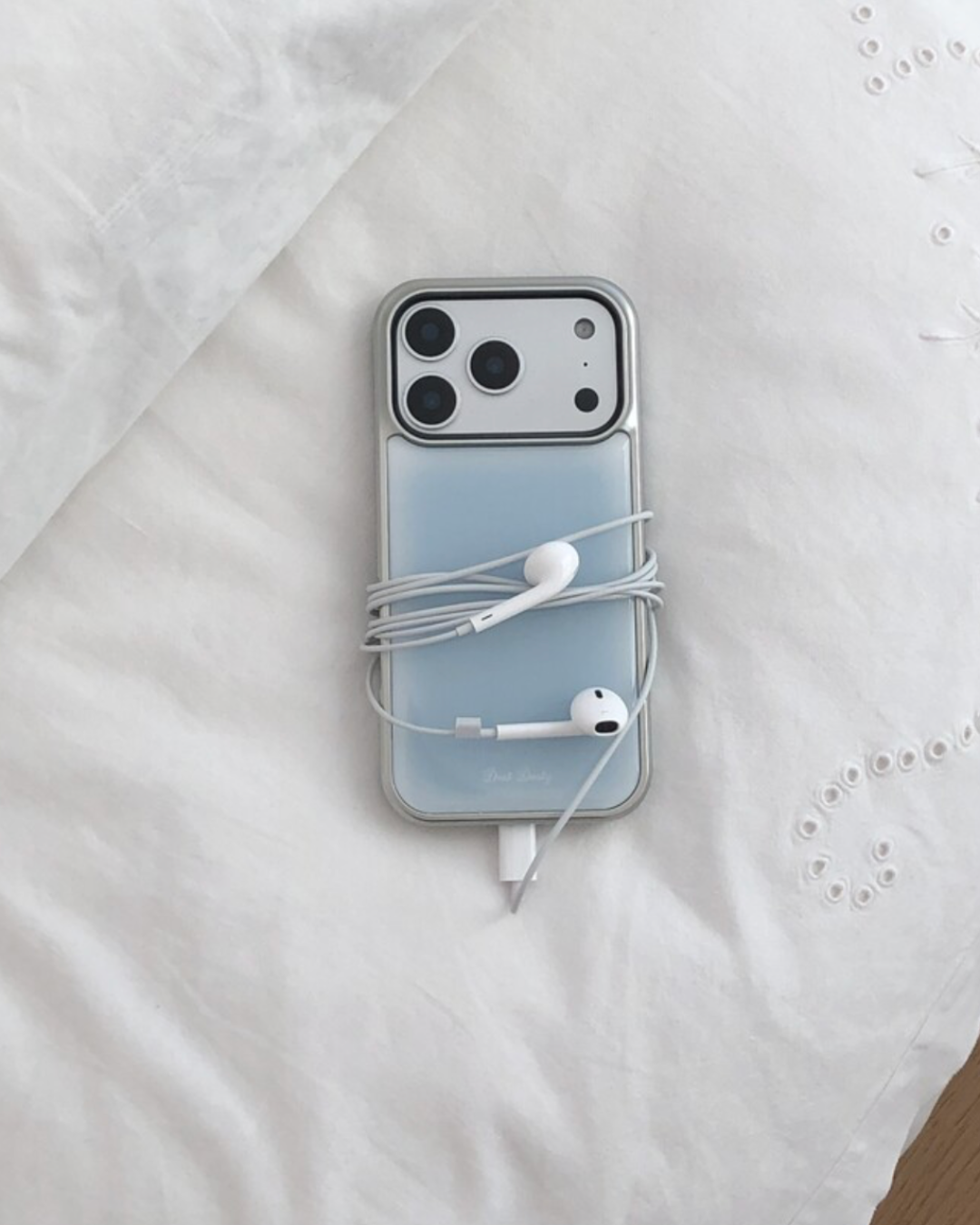 DUST DUSTY 001 Silver Bumper Case Phone Case