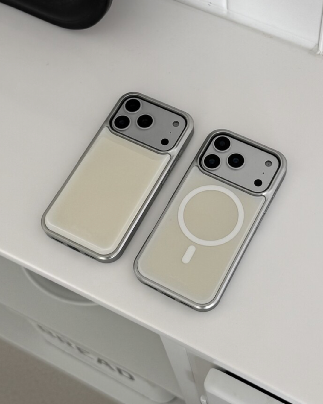 DUST DUSTY 001 Silver Bumper Case Phone Case