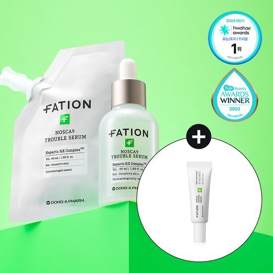 FATION NOSCA 9 Trouble Serum | 50ml+40ml+ 10ml cream