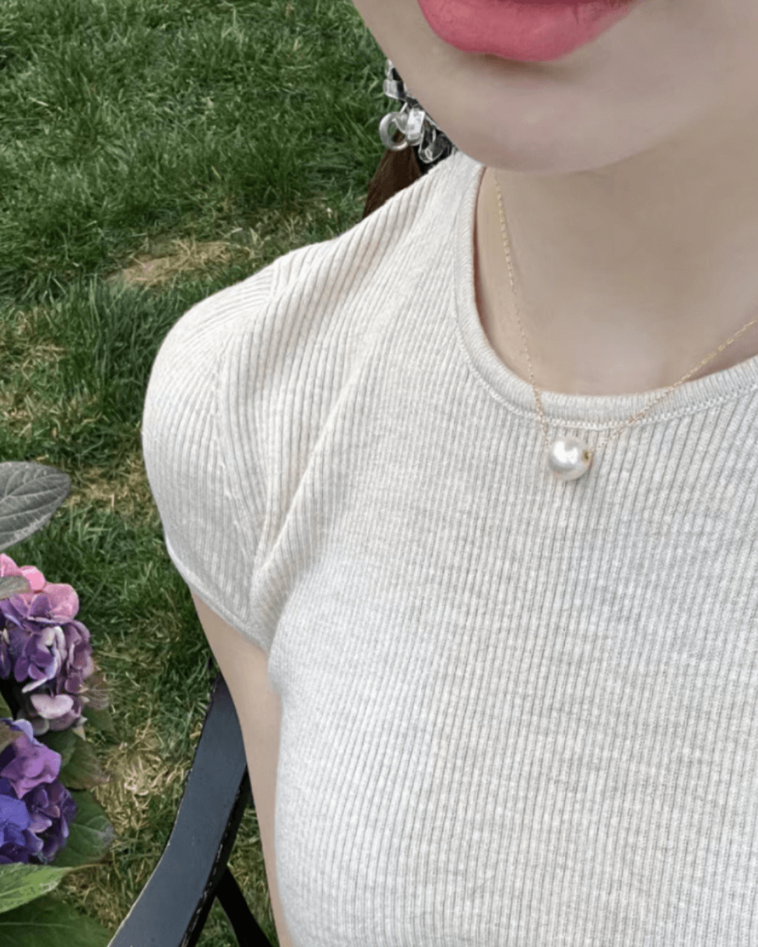 HAESOOL Classic Single Pearl Necklace 单颗珍珠
