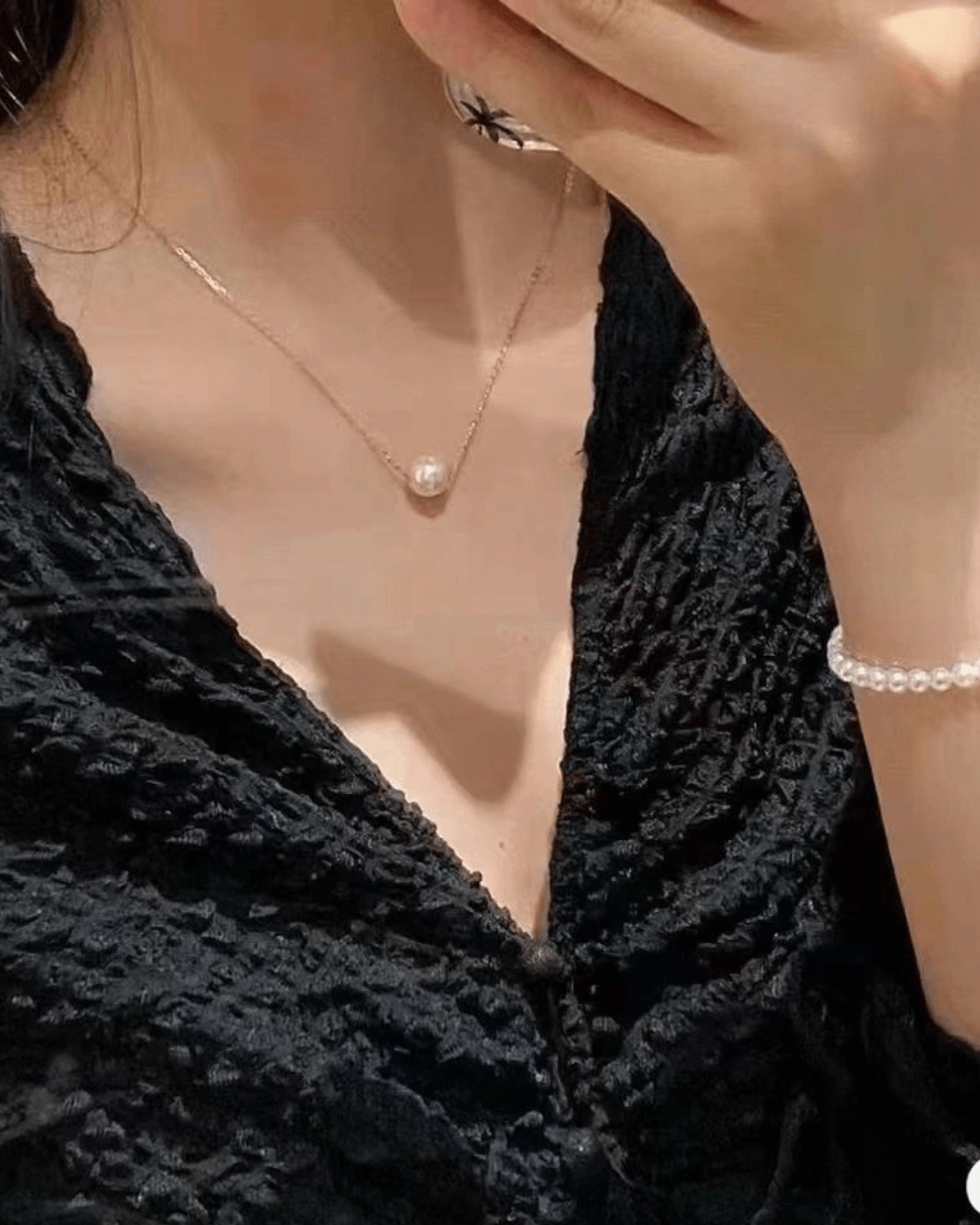 HAESOOL Classic Single Pearl Necklace 单颗珍珠