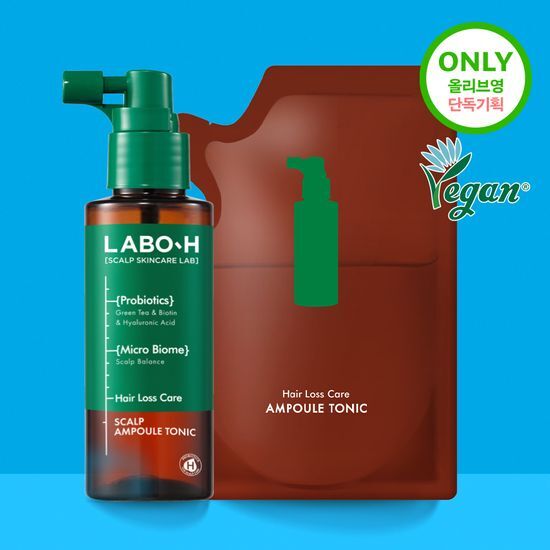 LABO-H Hair Loss Care Scalp Ampoule Tonic | 100ml+100ml