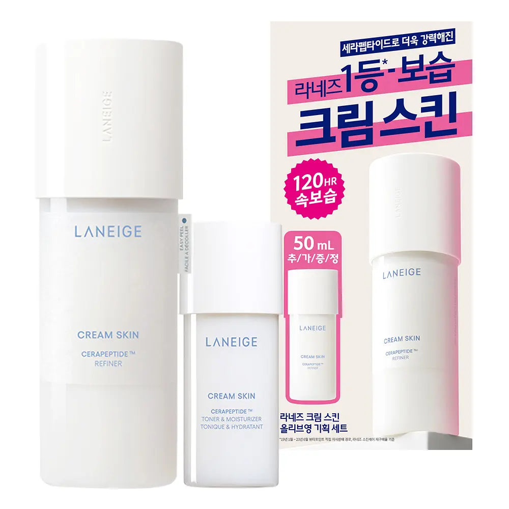 LANEIGE Cream Skin Cerapeptide Refiner | 170ml +50ml