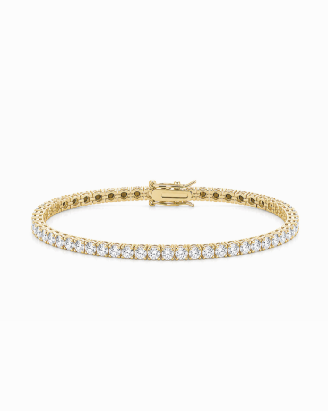 LLOYD 086 Brass Tennis Bracelet (Gold) 铜镀银 网球手链 (金色) 16CM
