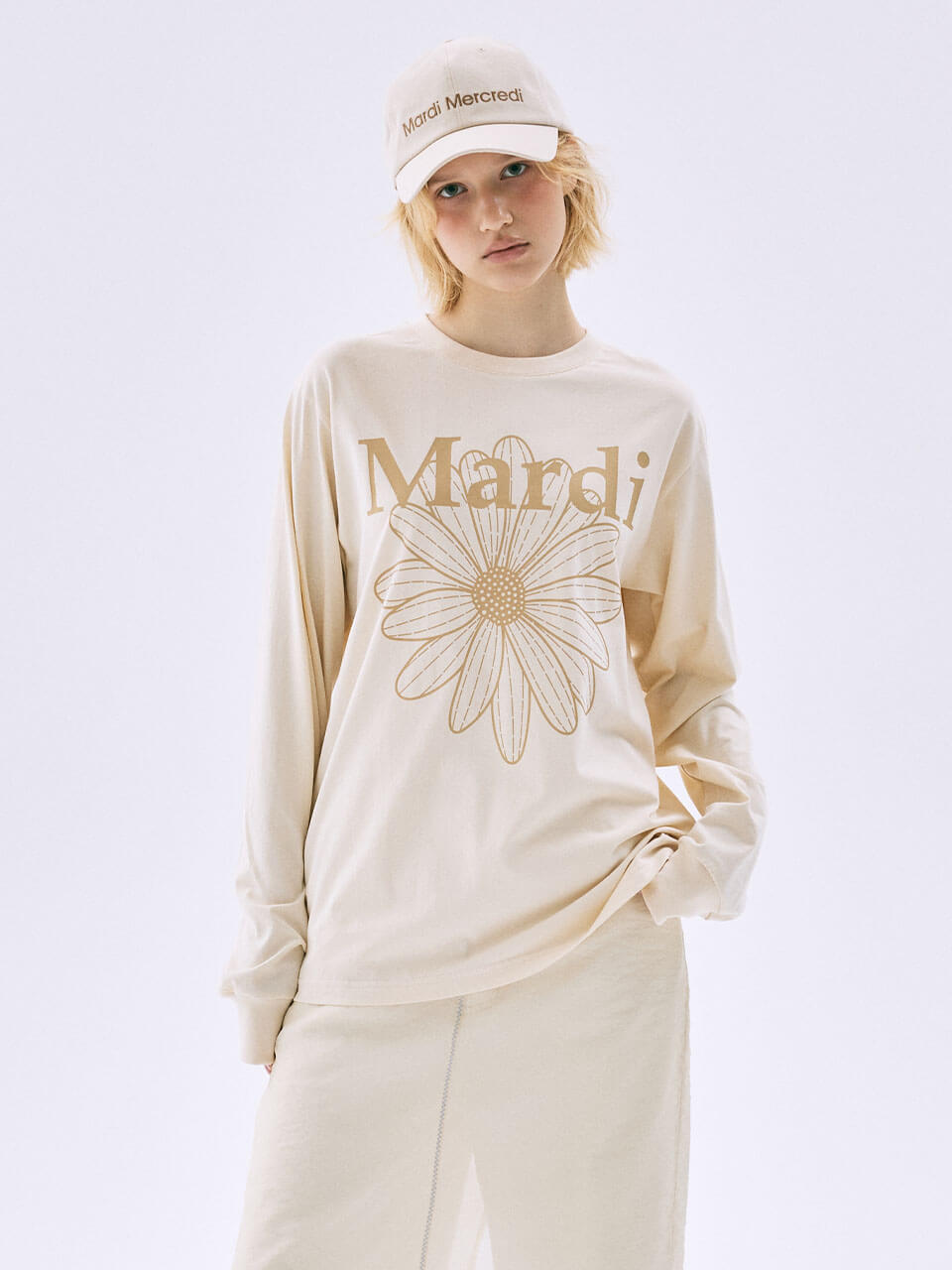 MARDI MERCREDI Tshirt Long Sleeve Flowermardi