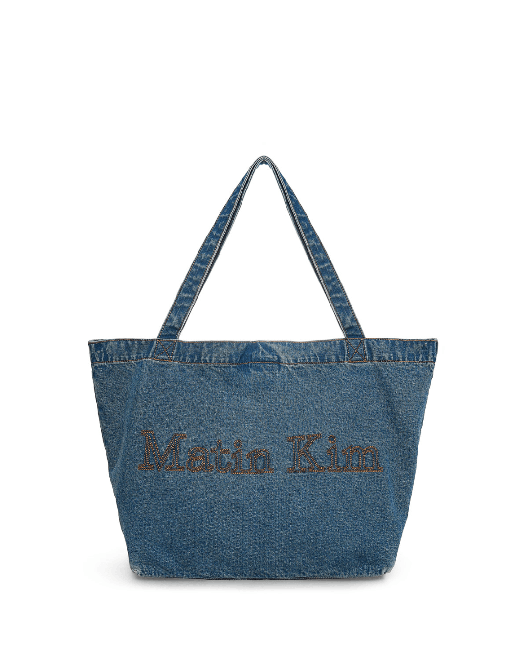 MATIN KIM 035 Stitch Denim Shoulder Bag (3colors)