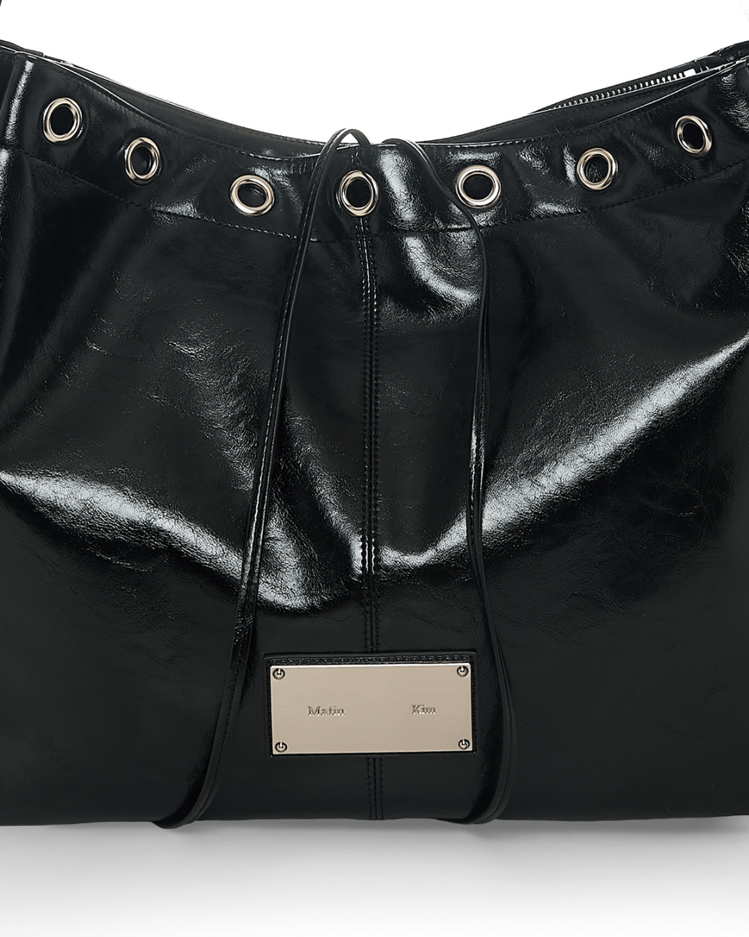 MATIN KIM 037 Curve Zip Baguette Bag (3colors)