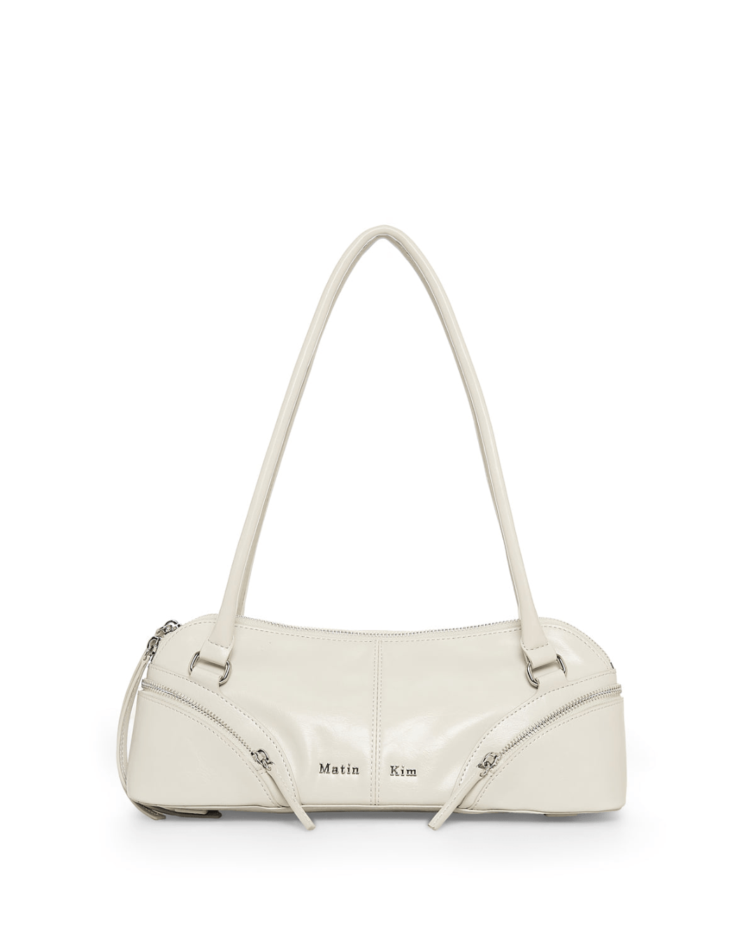 MATIN KIM 037 Curve Zip Baguette Bag (3colors)