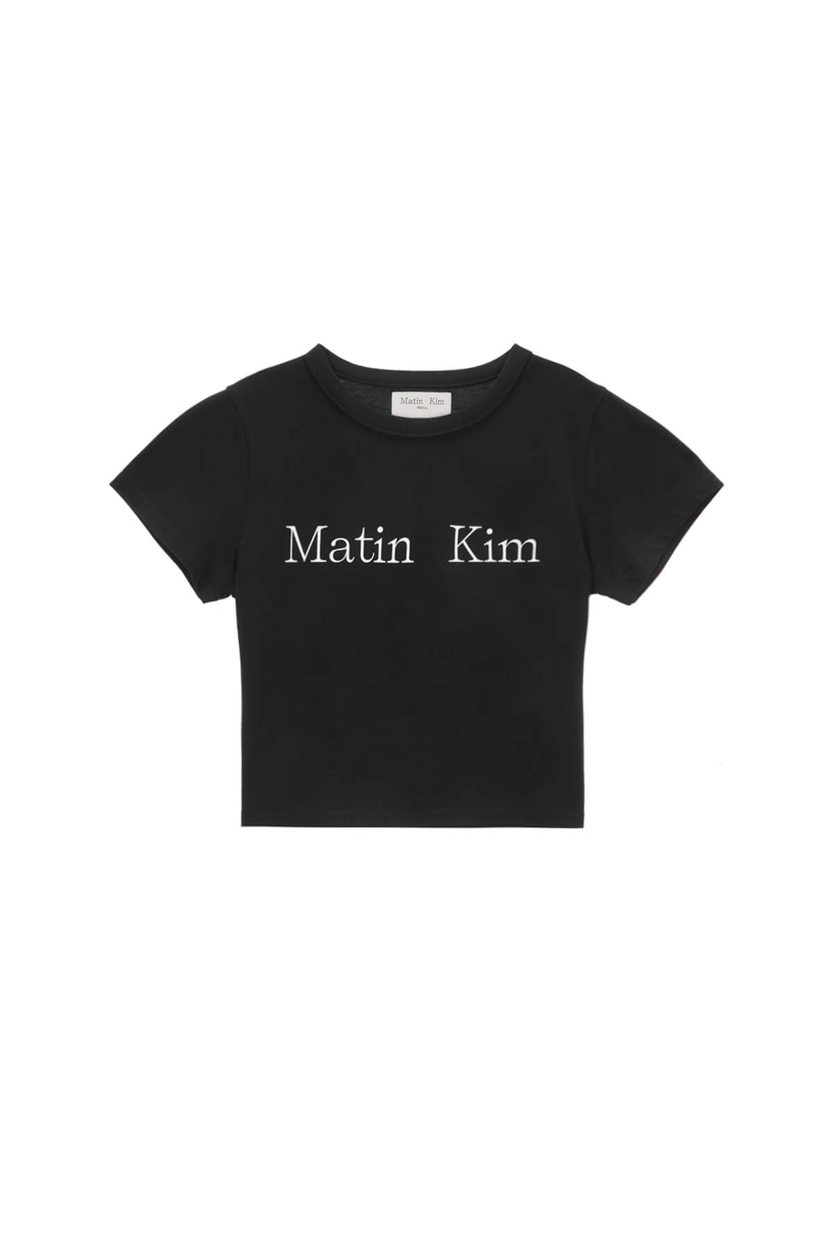 MATIN KIM Logo Crop Top