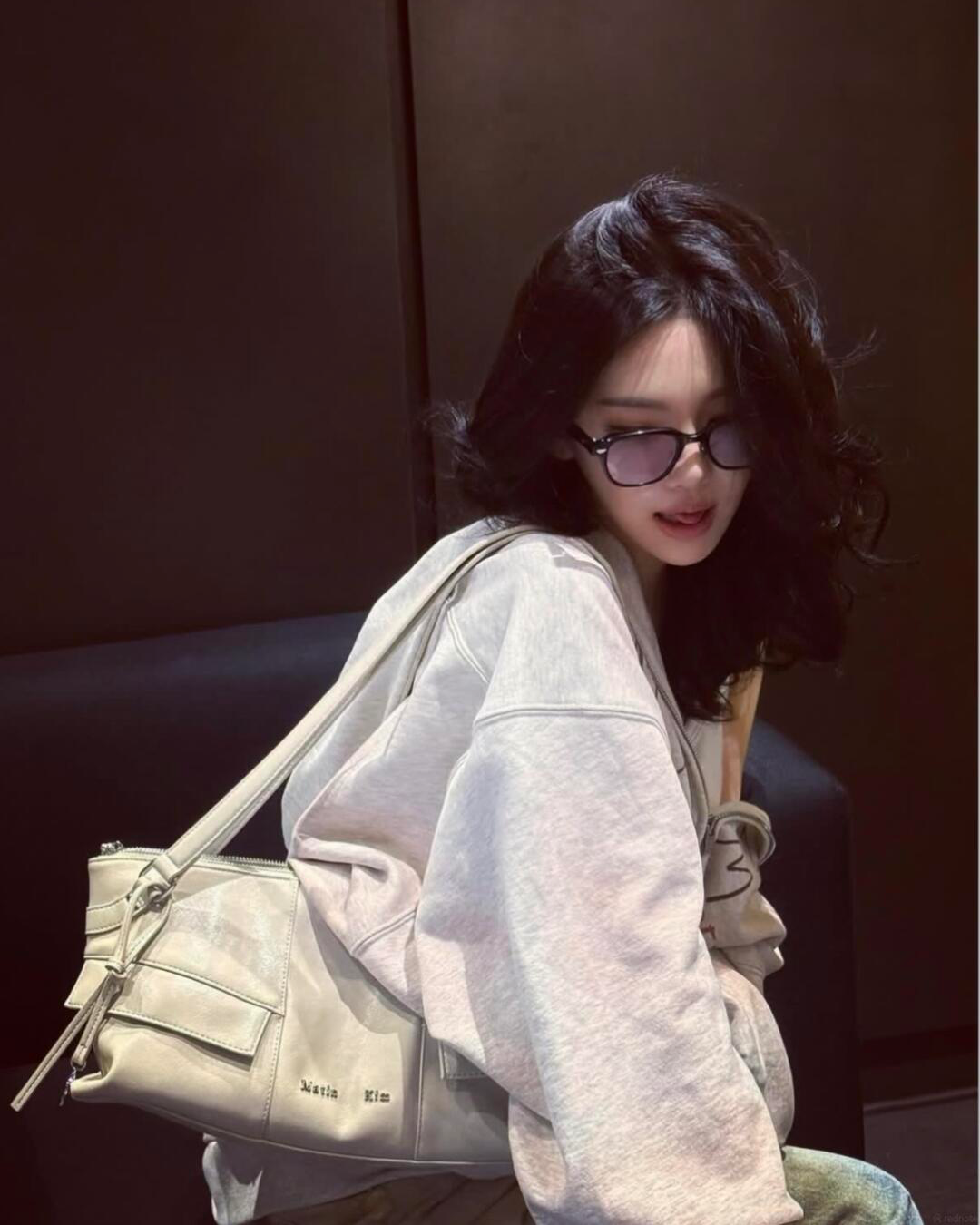 MATIN KIM 045 Wide Nemo Shoulder Bag
