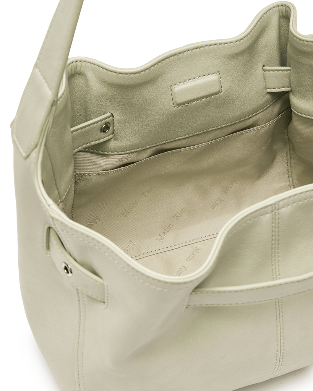 MATIN KIM 047 Belted Volunn Small Buckle Bag