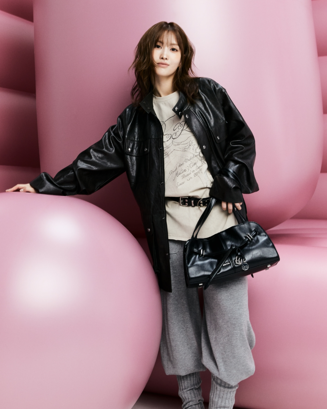 MATIN KIM 051 Drop Tail Mellow Shoulder Bag