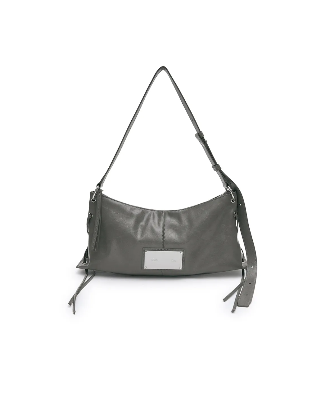 MATIN KIM 052 Eyelet Shirring Shoulder Bag