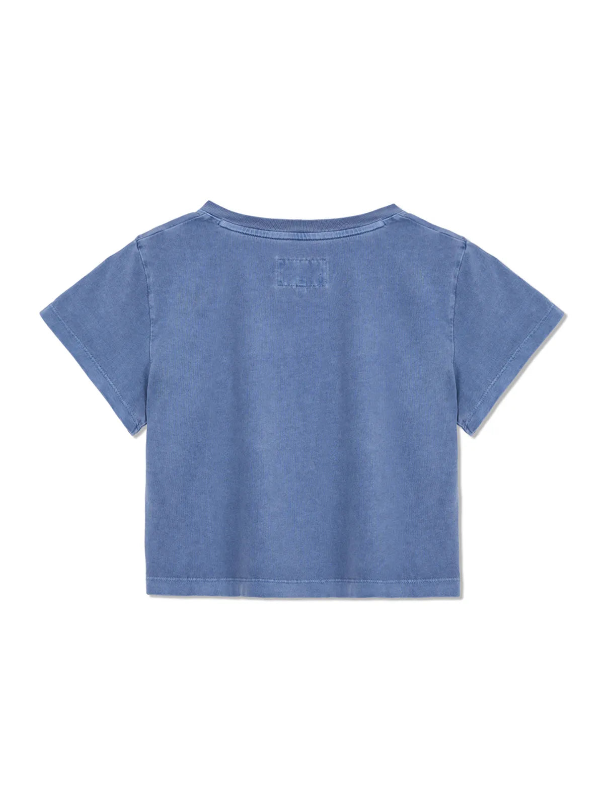 MATIN KIM PIGMENT LOGO CROP TOP