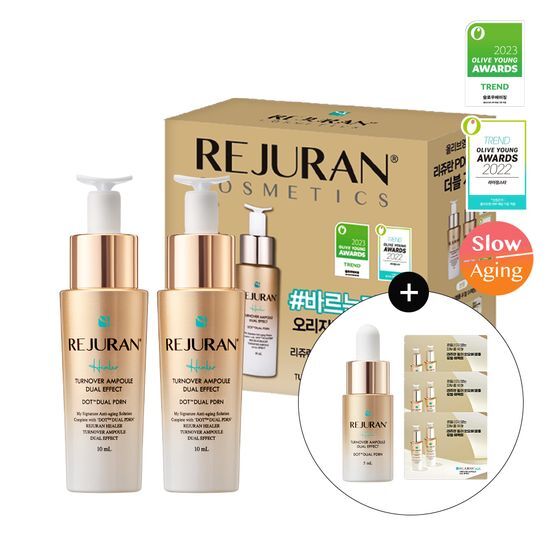 REJURAN Turnover Ampoule Dual Effect | 10ml+10ml+Free Sample (Total 8ml)