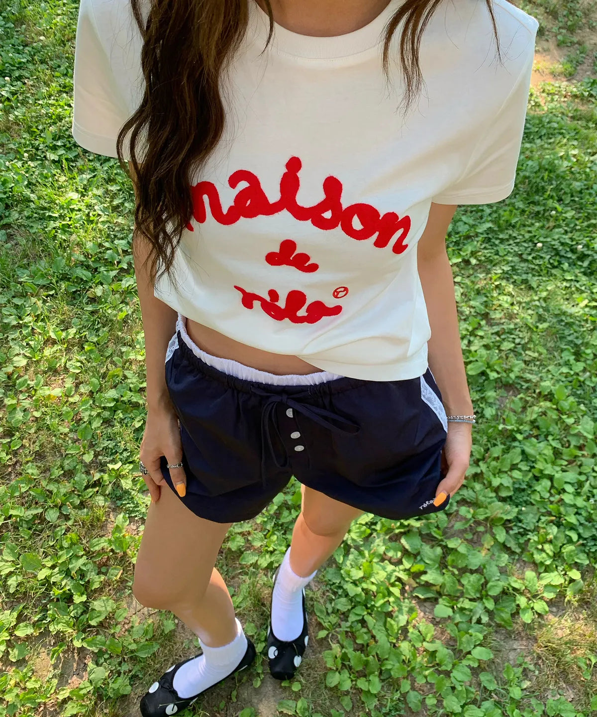 ROLAROLA Maison De Rola Embroidery T-shirt