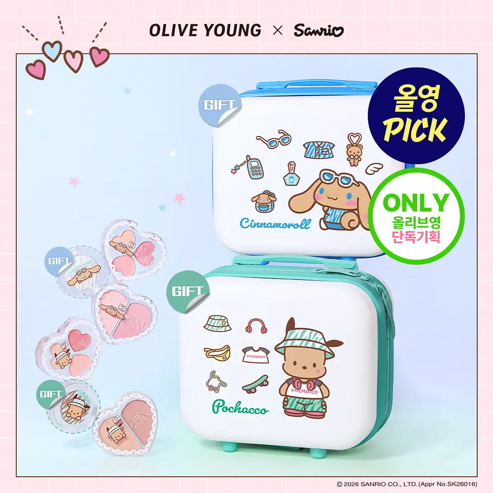 2aN Love Pocket Makeup Kit (POCHACCO / CINNAMOROLL)