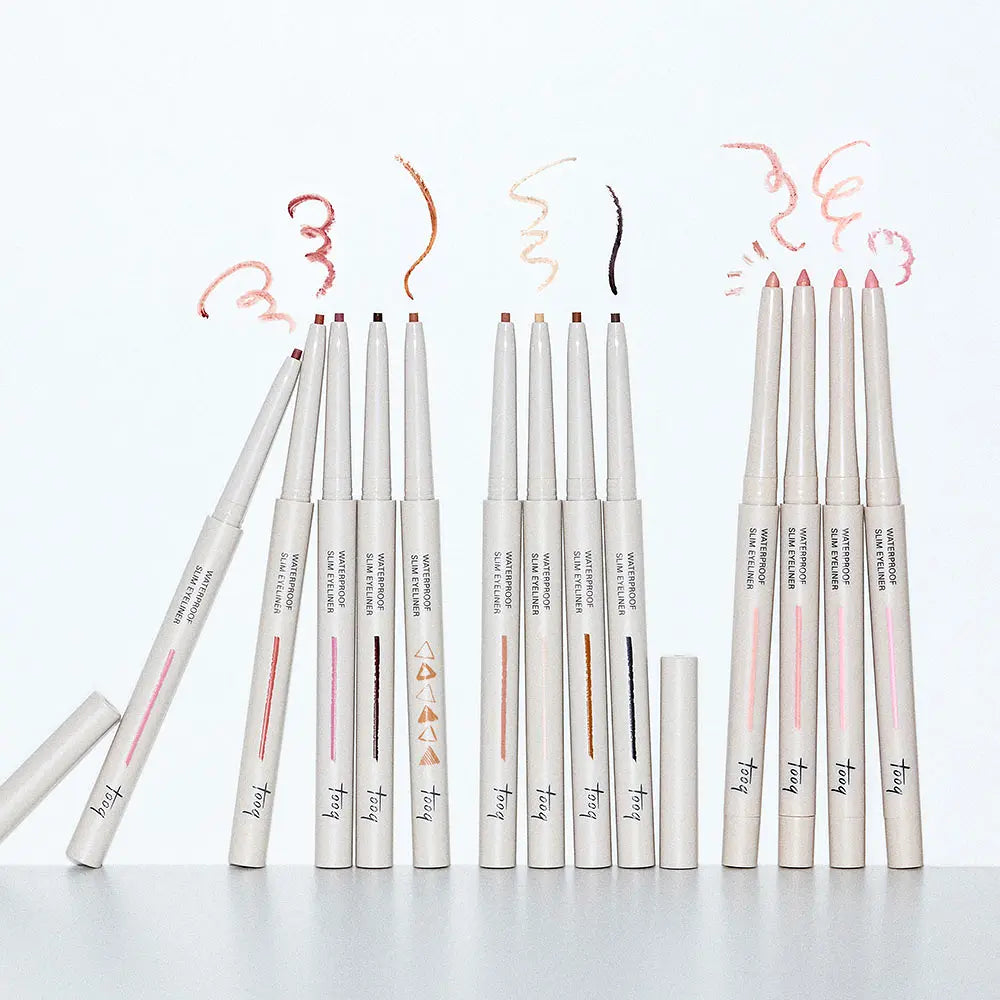 TOOQ Waterproof Slim Eyeliner Mini Trio Set | 2Types
