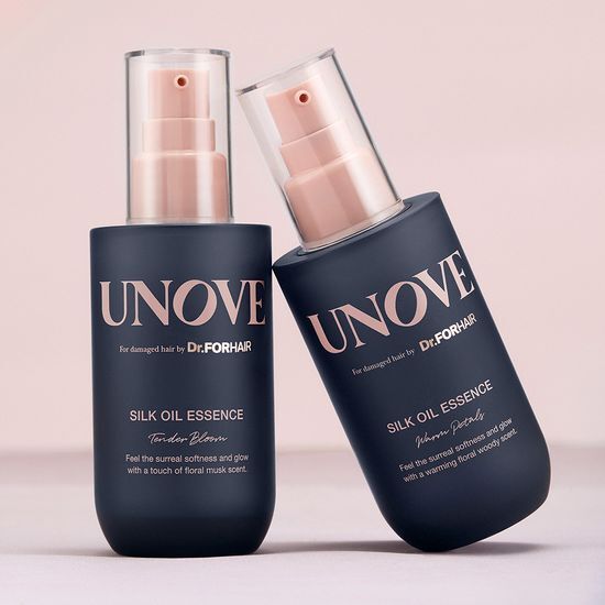 UNOVE Silk Oil Essence (Tender Bloom) | 70ml+70ml + Hair Mask 40ml
