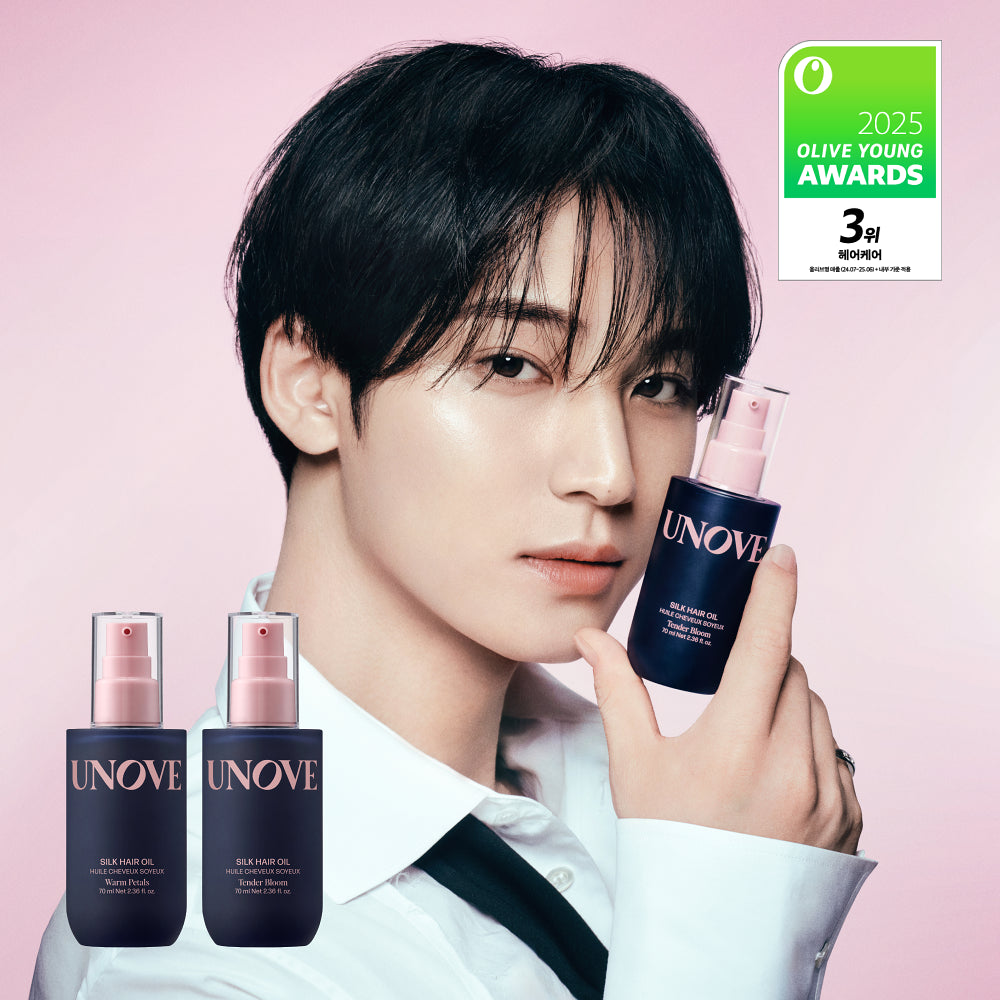UNOVE Silk Oil Essence (Warm Petal) | 70ml+70ml