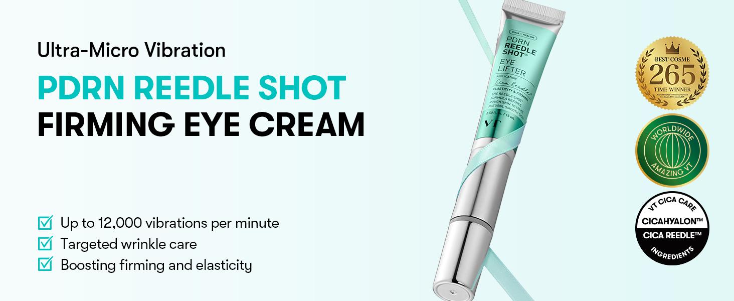 VT PDRN Reedle Shot Firming Eye Cream | 15ml + 15ml