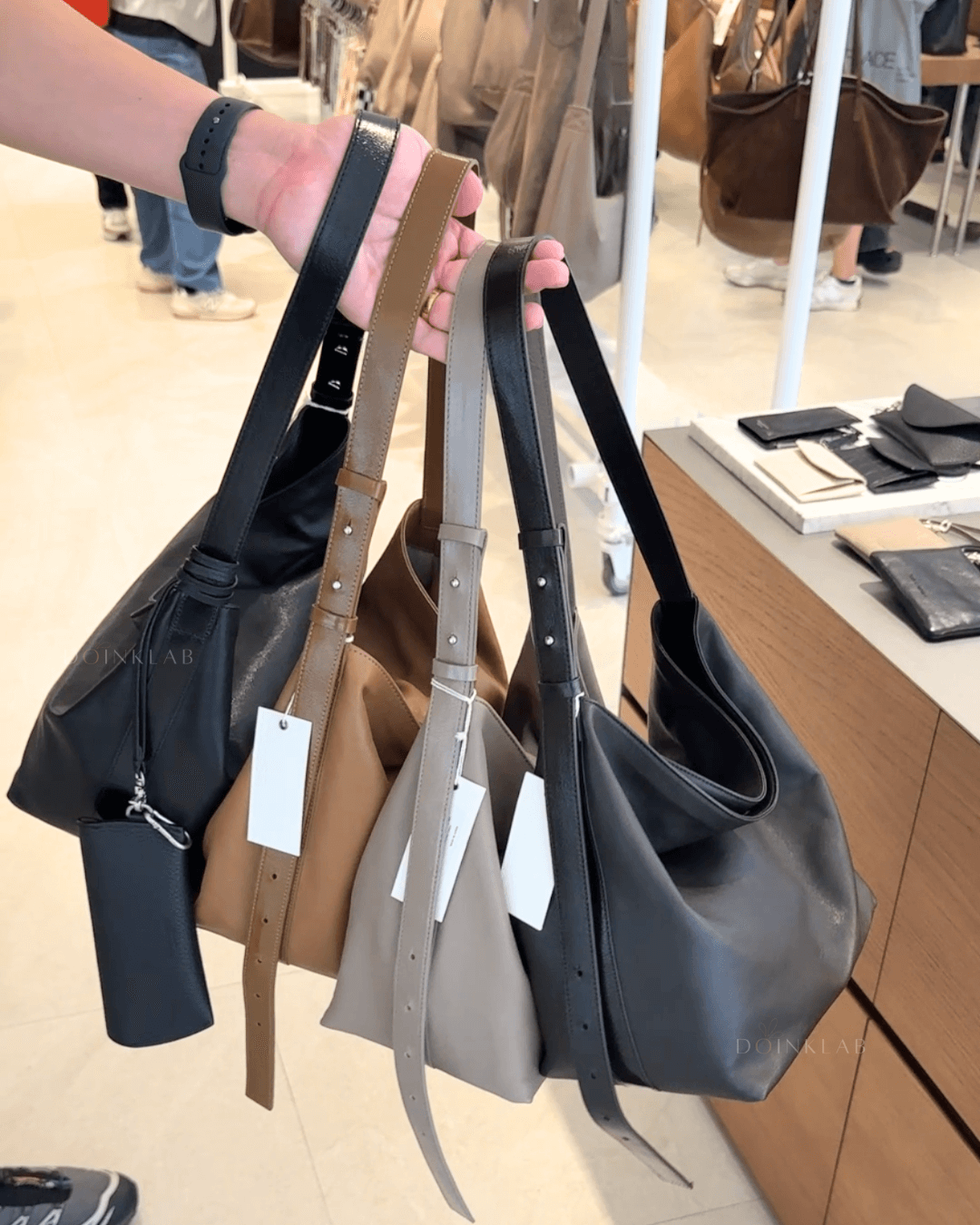 Bucks and Leather Mani Bag NEW 慵懒包 005