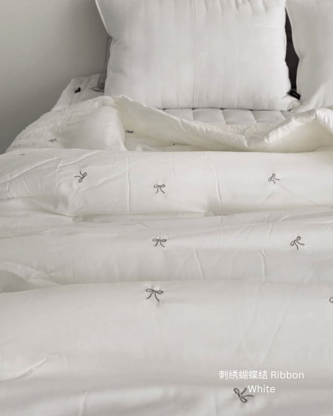 四季被 刺绣蝴蝶结 Comforter Ribbon