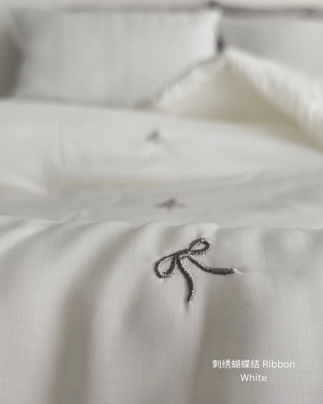 四季被 刺绣蝴蝶结 Comforter Ribbon