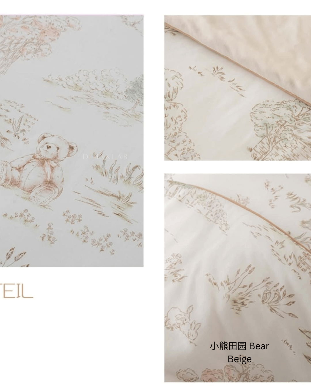 冰冰被 小熊田园 Cooling Blanket Bear