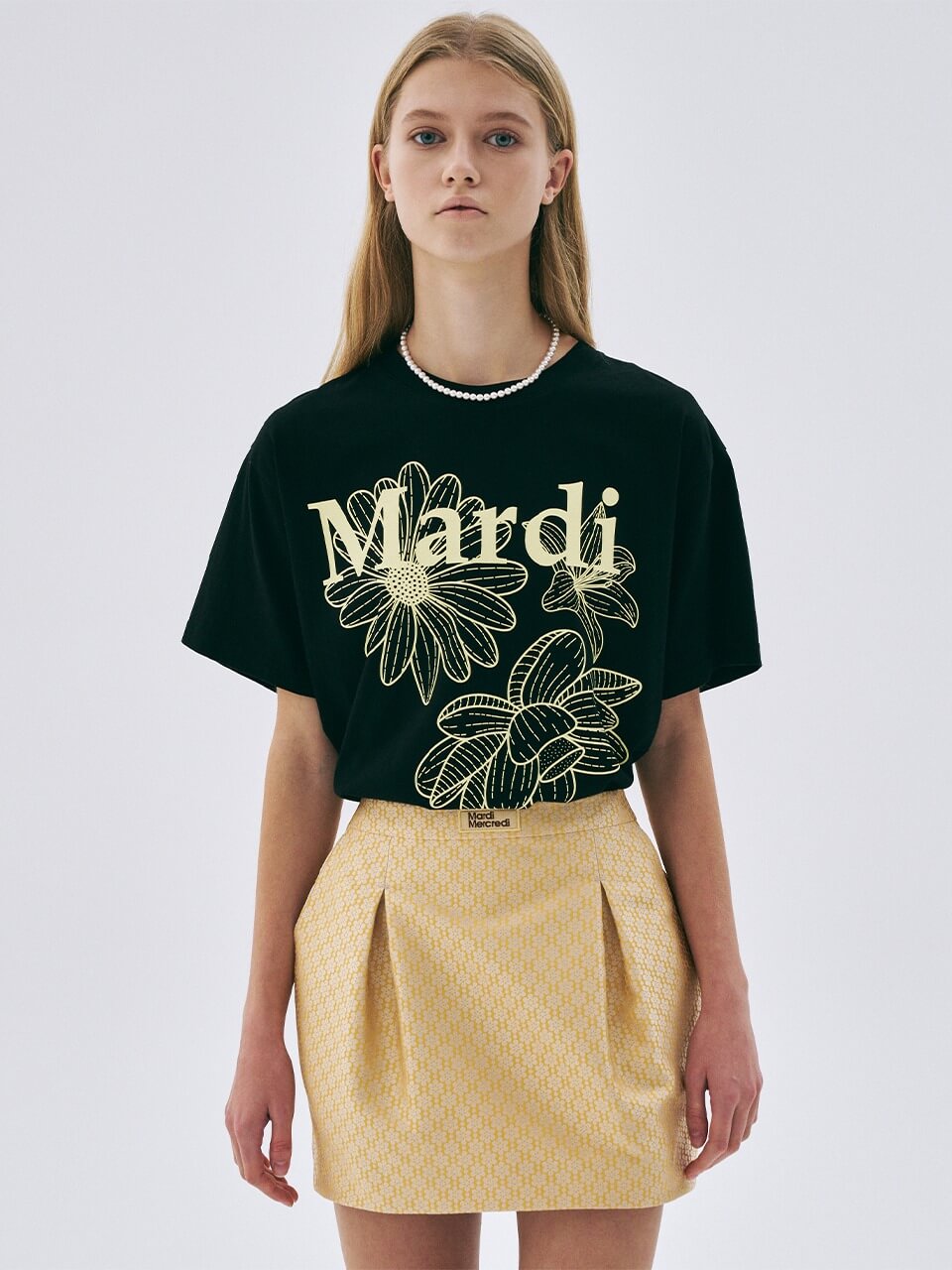 MARDI MERCREDI Tshirt Triple Flower