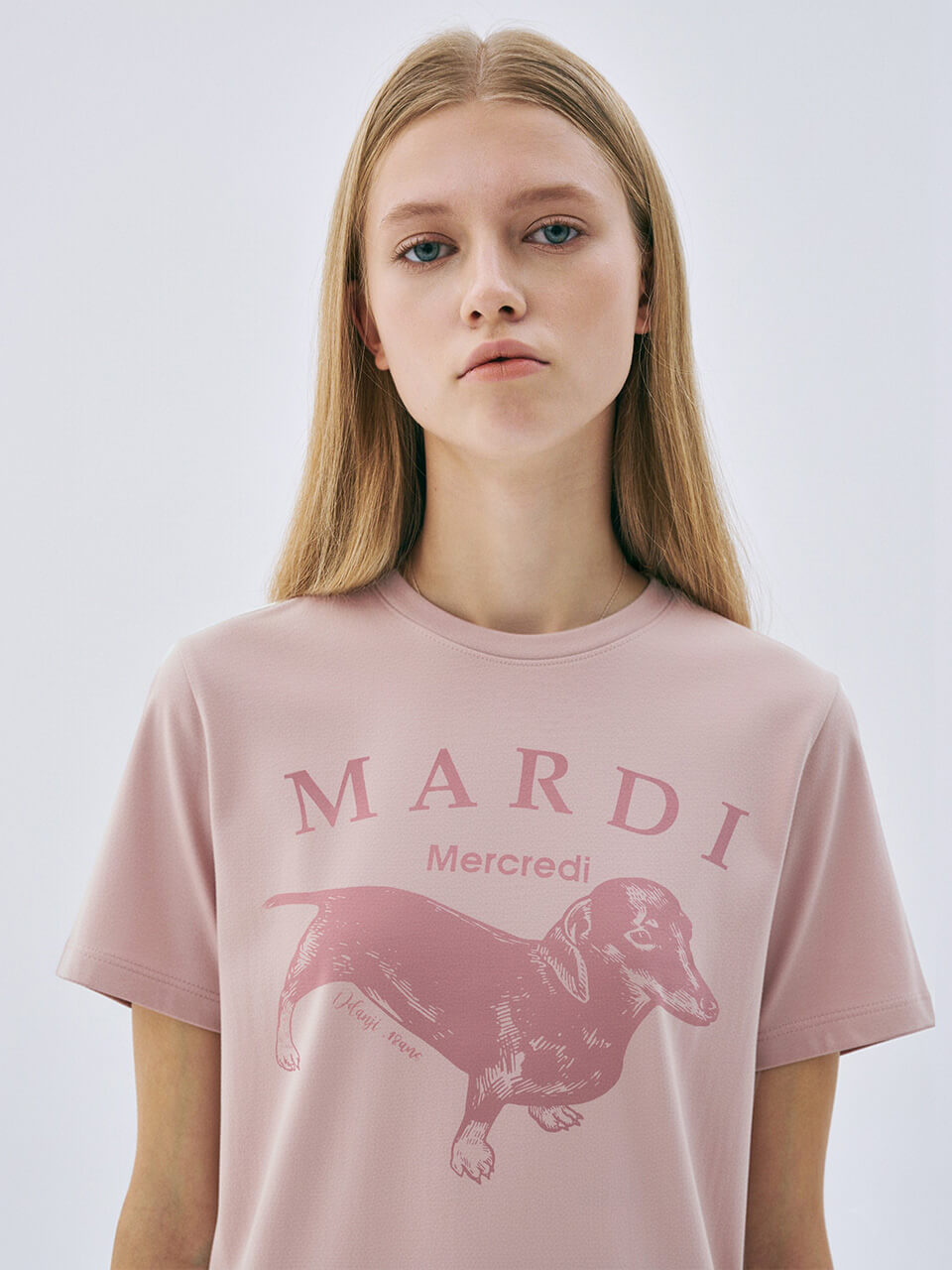 MARDI MERCREDI Slim Tshirt Ddanji Pastel