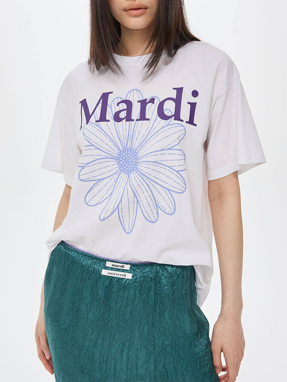 MARDI MERCREDI Tshirt Flowermardi Duo
