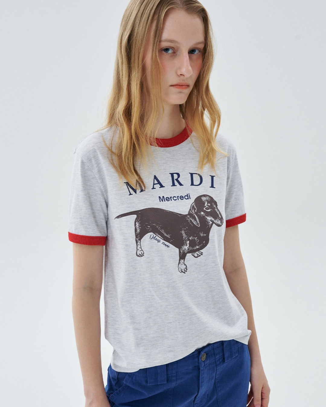 MARDI 120 SLIM RINGER TSHIRT DDANJI