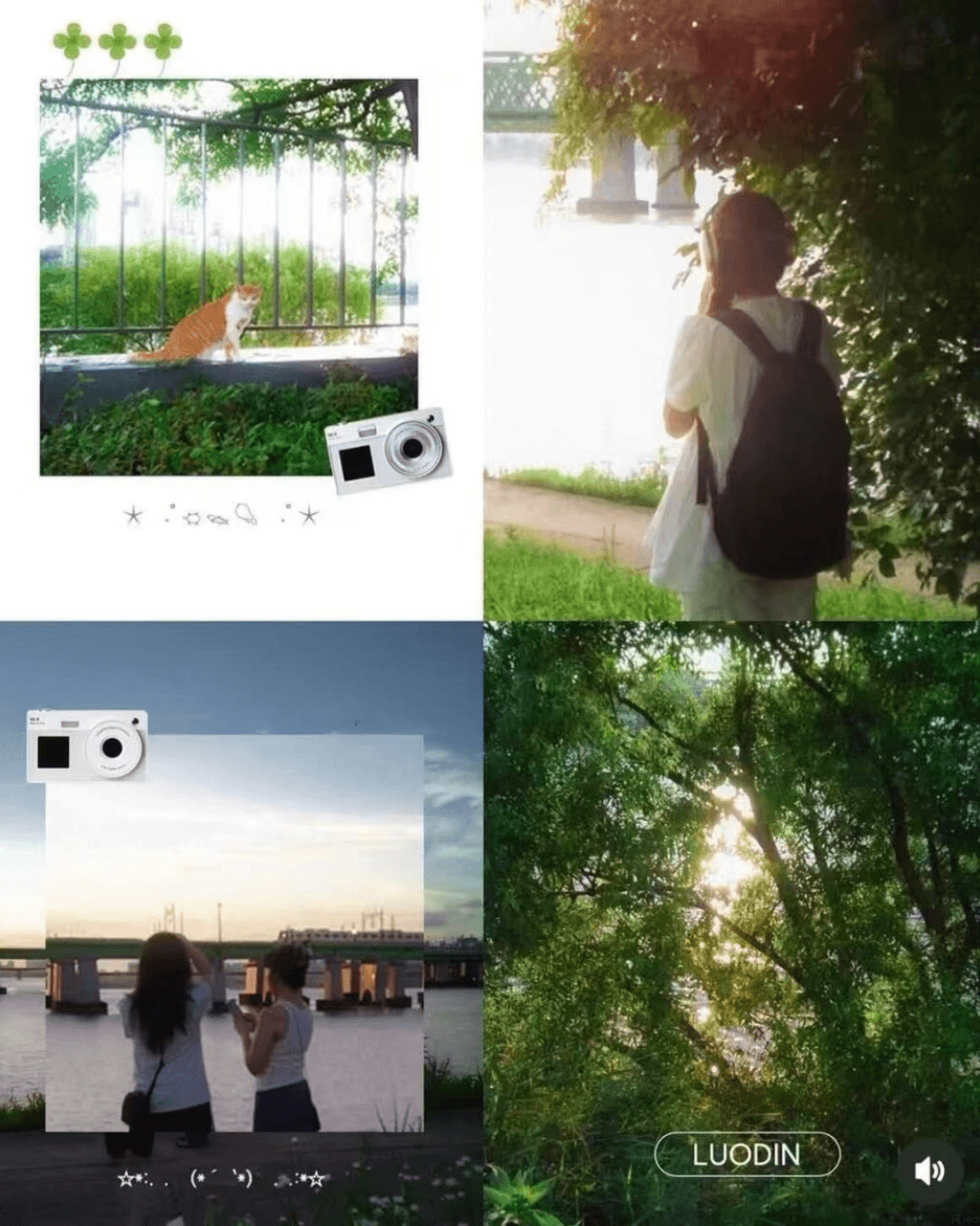 LUODIN Retro Dual Selfie Digital Camera 16GB | 3 colors
