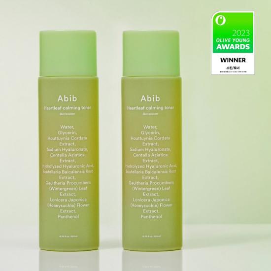 ABIB Heartleaf Calming Toner Skin Booster | 200ml + 200ml
