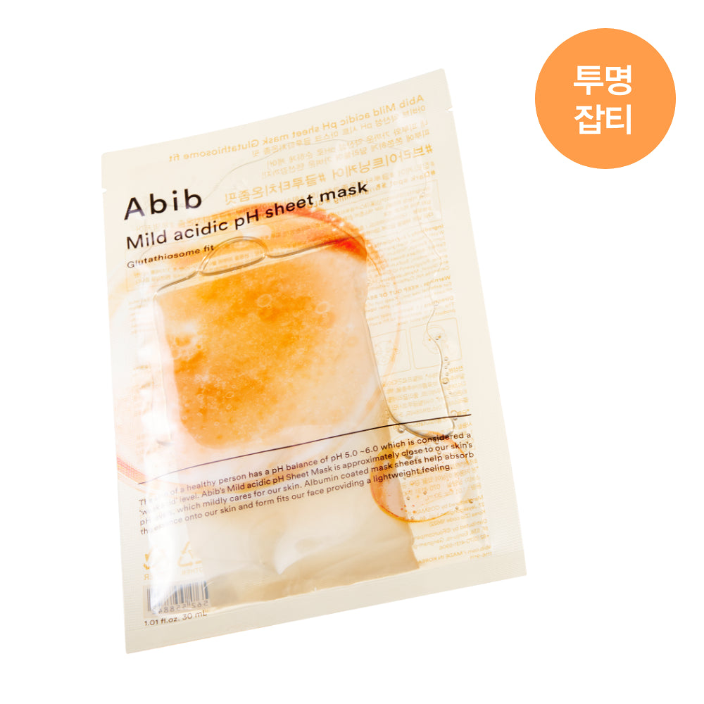 ABIB Mild Acidic Sheet Mask 10pcs