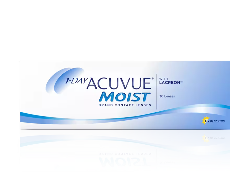 ACUVUE Moist 1-Day With Lacreon | 90P (B.C. 8.5 Clear)