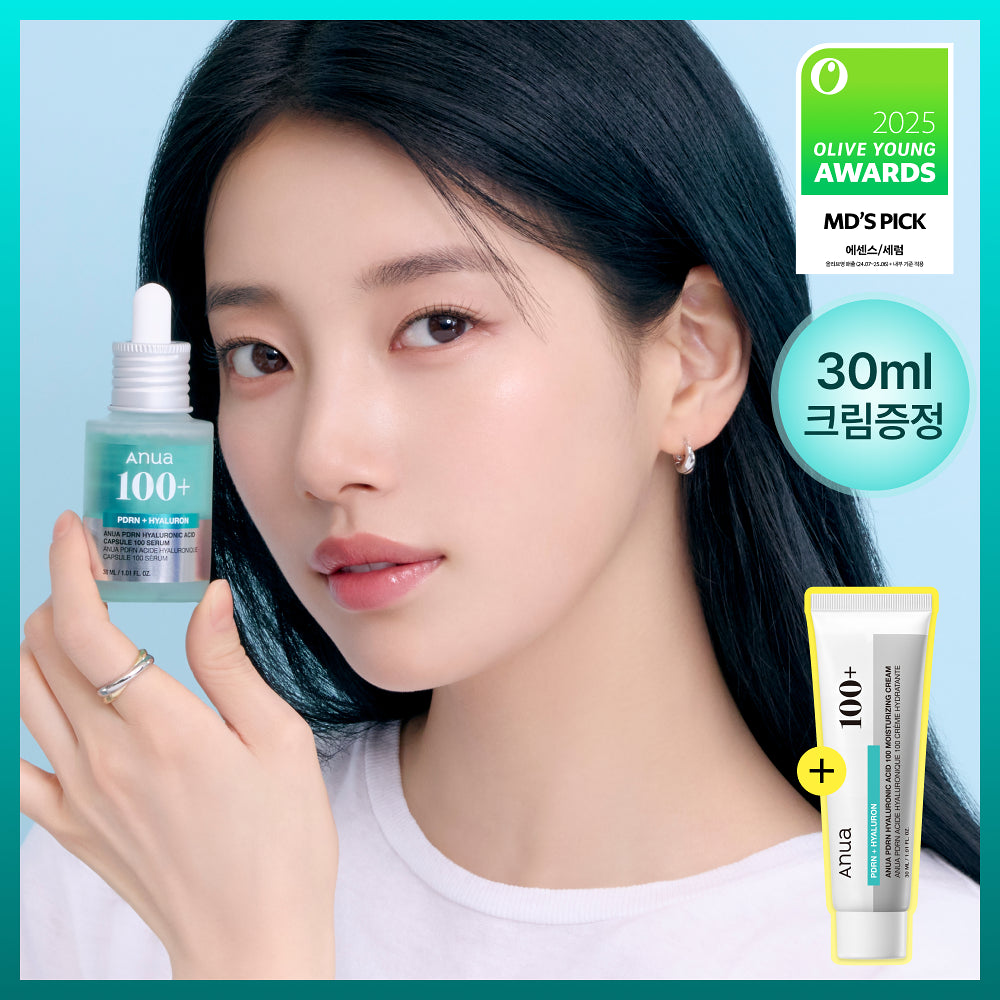 ANUA PDRN Hyaluronic Acid Capsule 100 Serum 30ml + 30ml cream