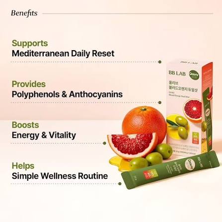 BB LAB Organic EVOO Blood Orange Dual Shot | 10 Sticks