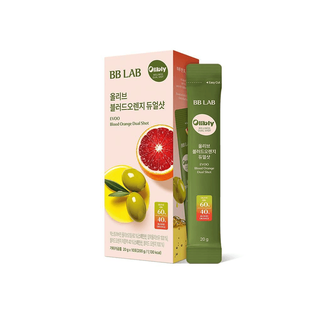 BB LAB Organic EVOO Blood Orange Dual Shot | 10 Sticks