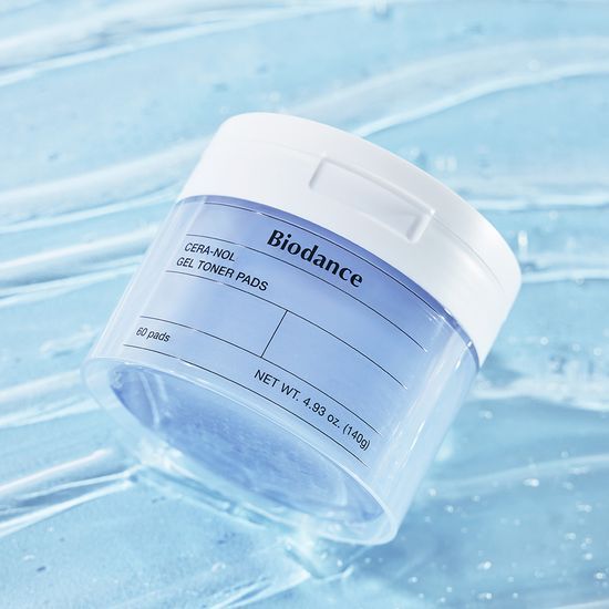 BIODANCE Hydro Cera-Nol Gel Toner Pads 60P + 4P