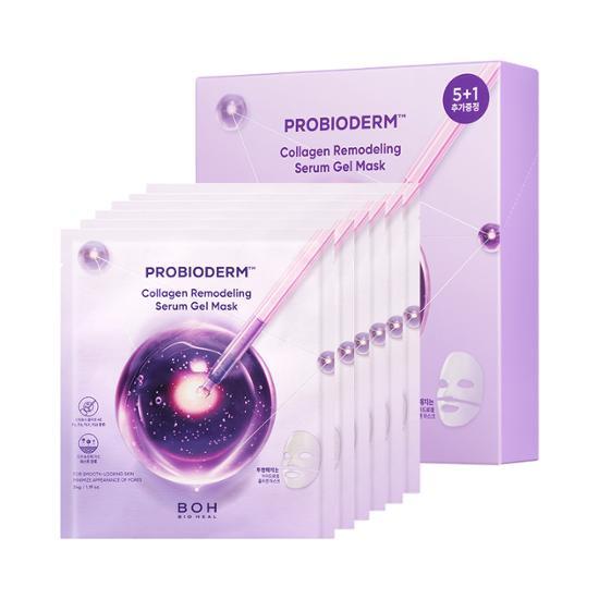 [READY STOCK] BOH Probioderm Collagen Remodeling Serum Gel Mask | 5+1pcs