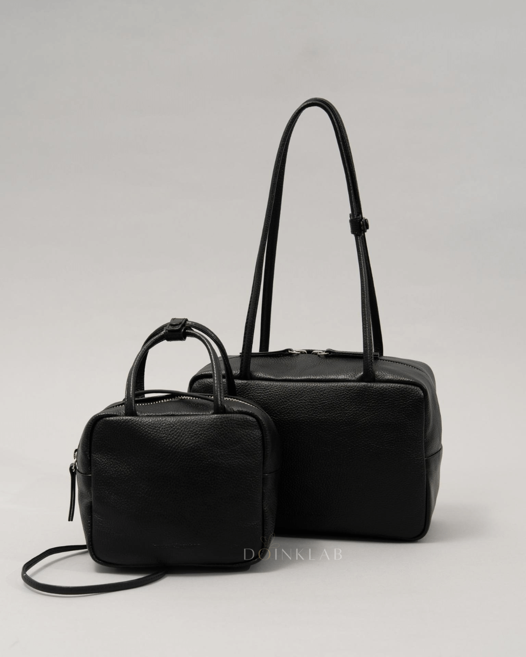 BUCKS AND LEATHER Block Bag